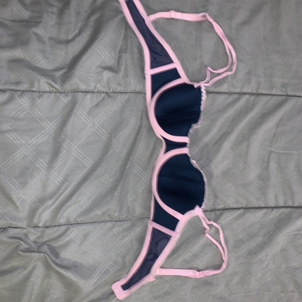 Lace bra.